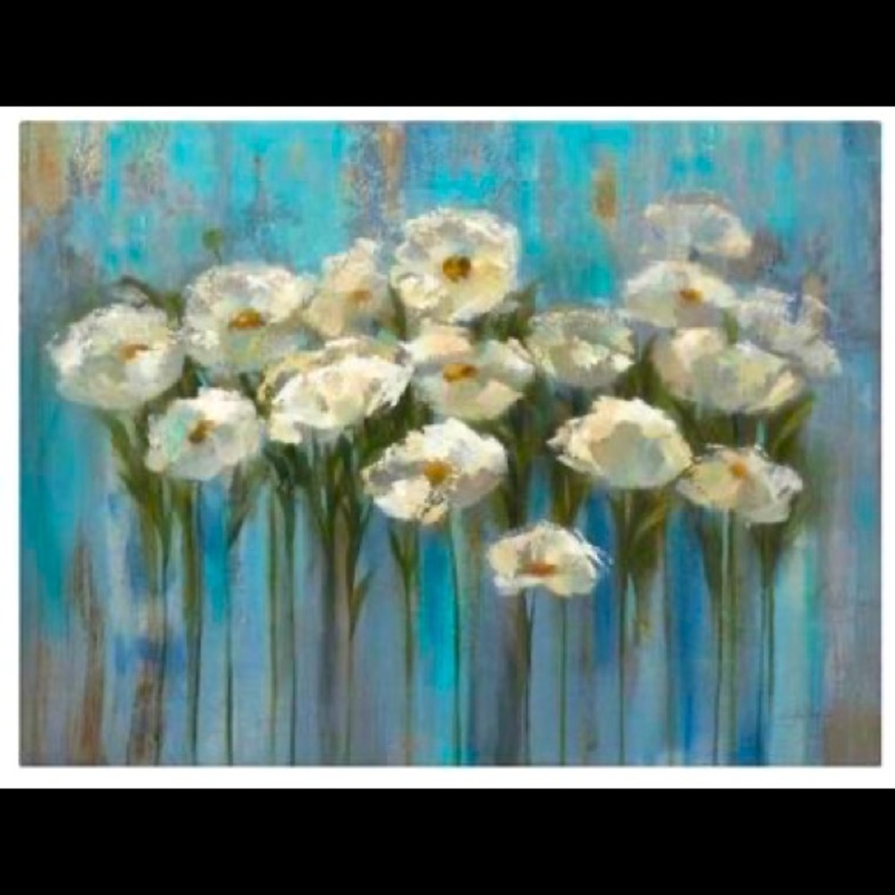 Canvas Print - Anemones by the Lake, Silvia Vassileva